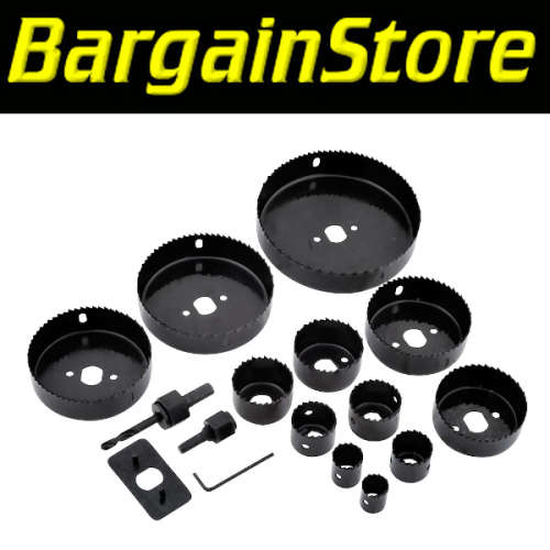 16 Piece Drill Hole Saw Set