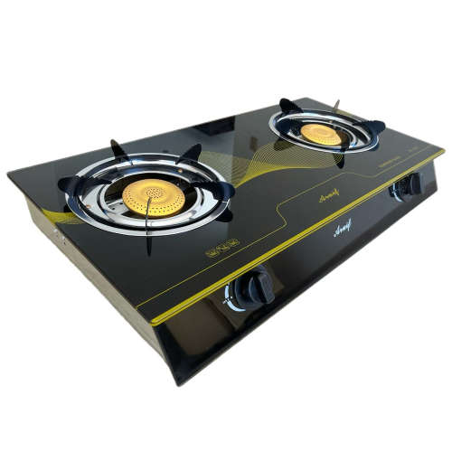 Double Burner Tempered Glass Gas Stove - NEW LOW SHIPPING