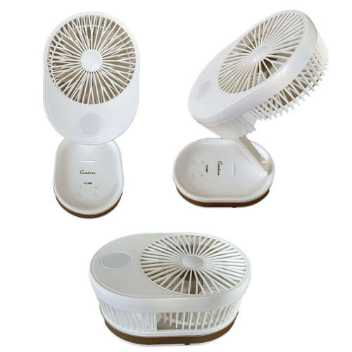 Folding Rechargeable Fan with Light - NEW LOW SHIPPING