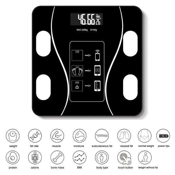 Bluetooth Smart Scale - NEW LOW SHIPPING