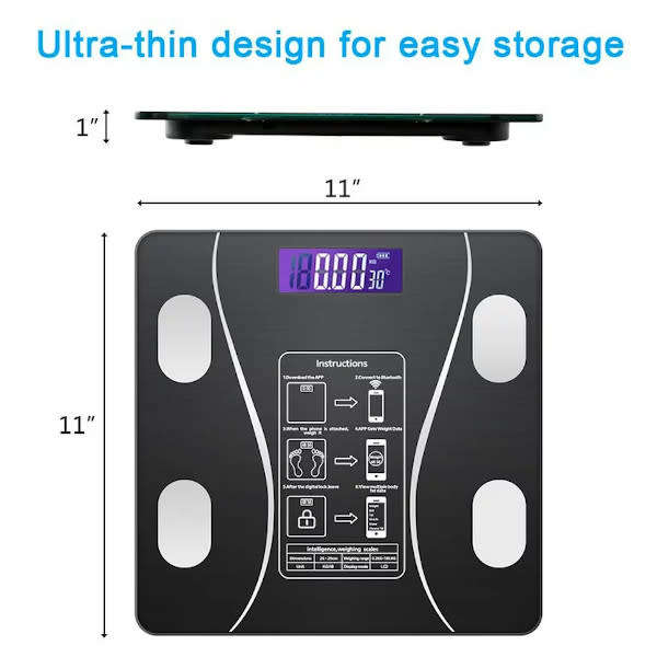 Bluetooth Smart Scale - NEW LOW SHIPPING