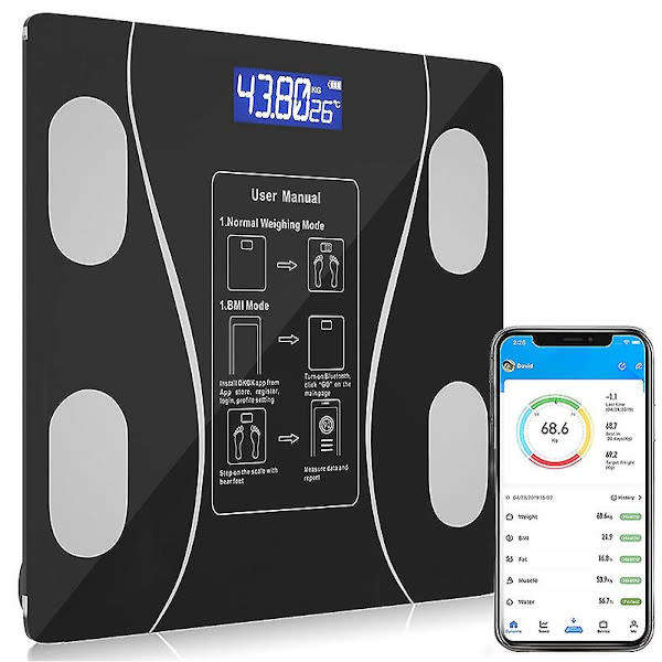 Bluetooth Smart Scale - NEW LOW SHIPPING