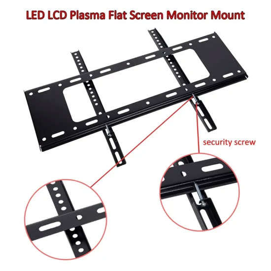 Extra Large Flat Panel Wall Mount TV Bracket for 45` to 80`