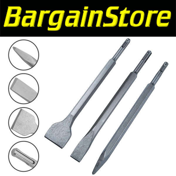 3pc SDS Chisel Set
