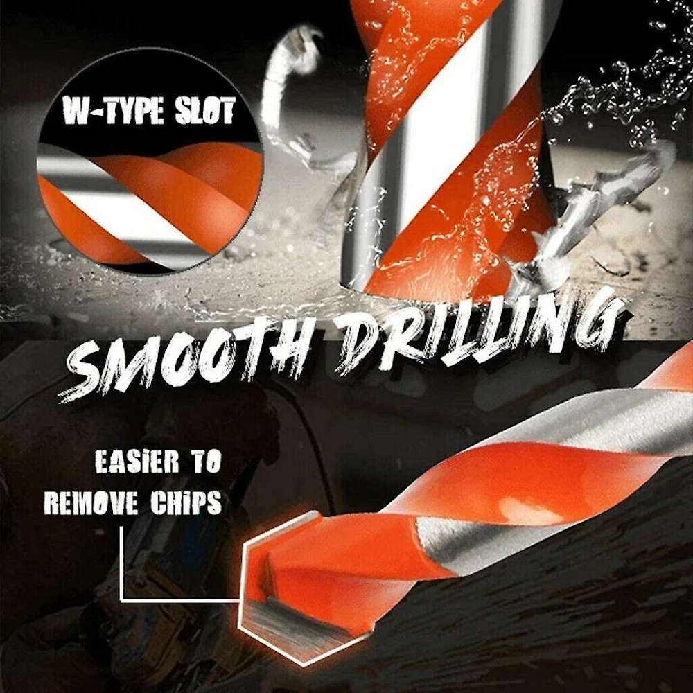 6pc Glass and Tile Drill Bit Set