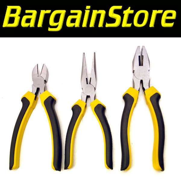 3 Piece 5` 120mm Pliers Set