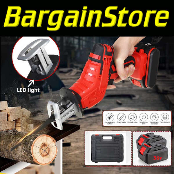 36v Portable Reciprocating Sabre Saw Set