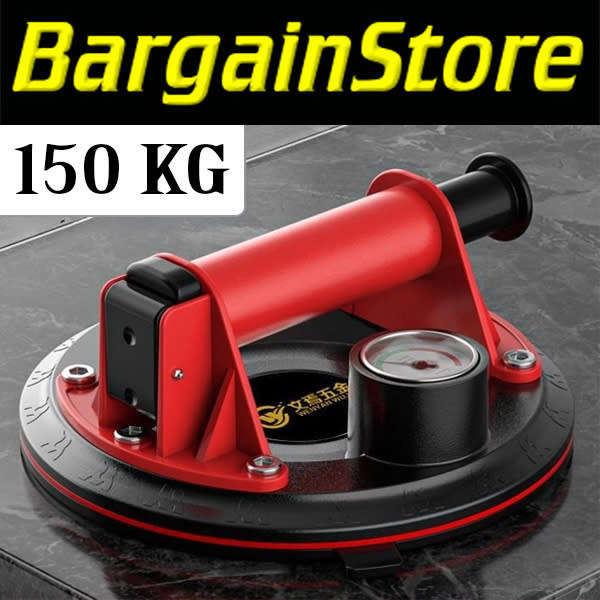 Heavy Duty Vacuum Suction Lifter With Gauge