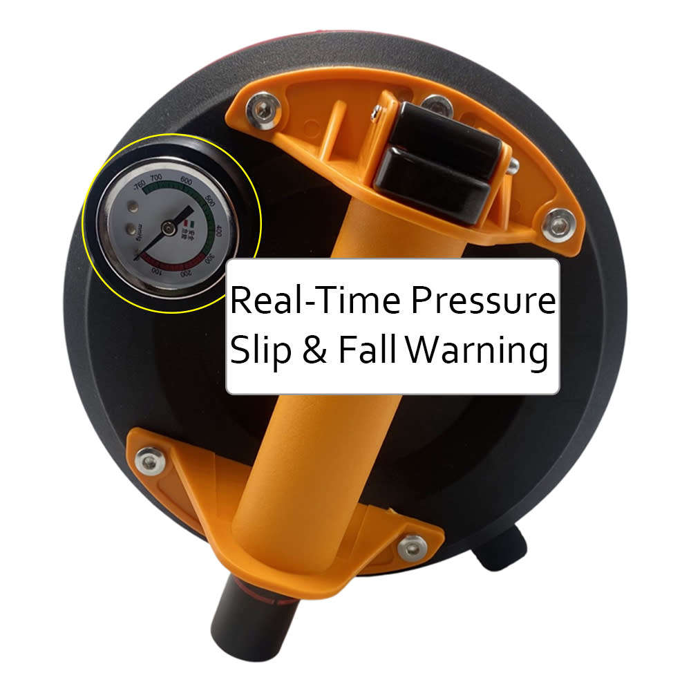 Heavy Duty Vacuum Suction Lifter With Gauge