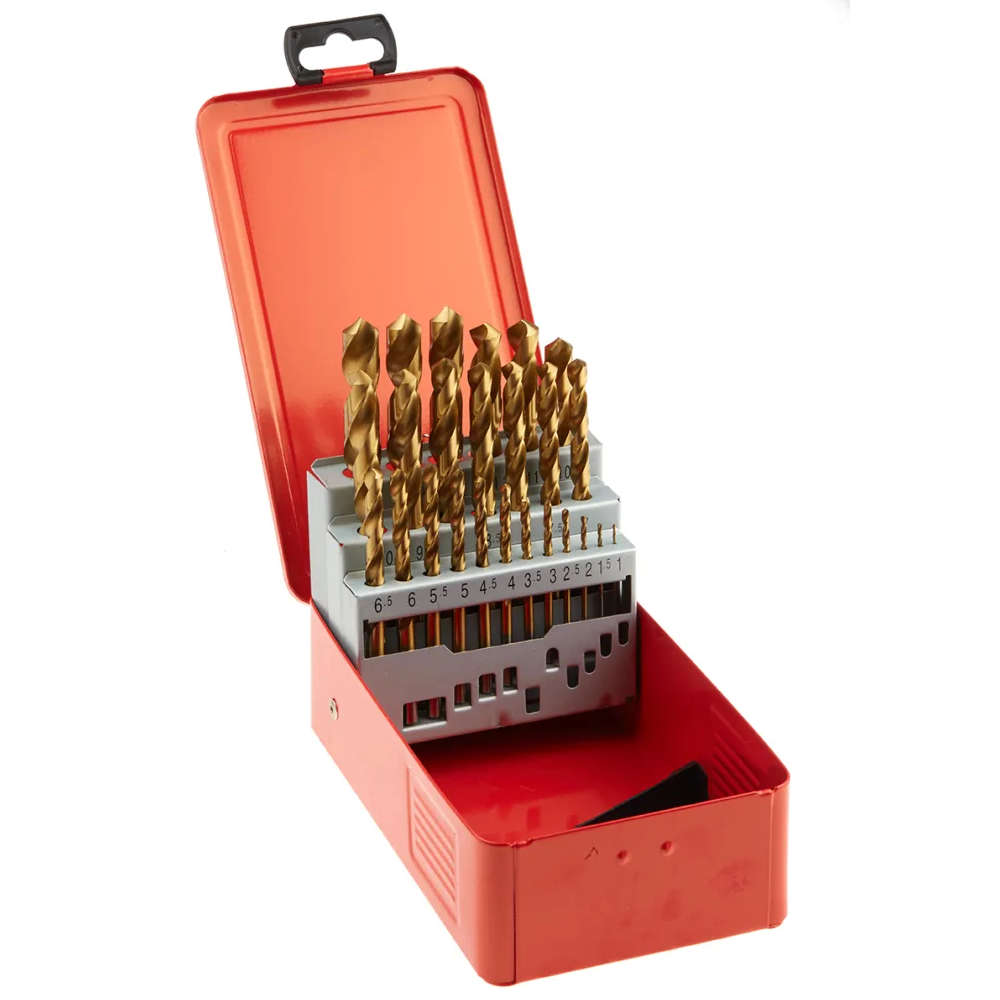 25 Piece HSS Drill Bit Set