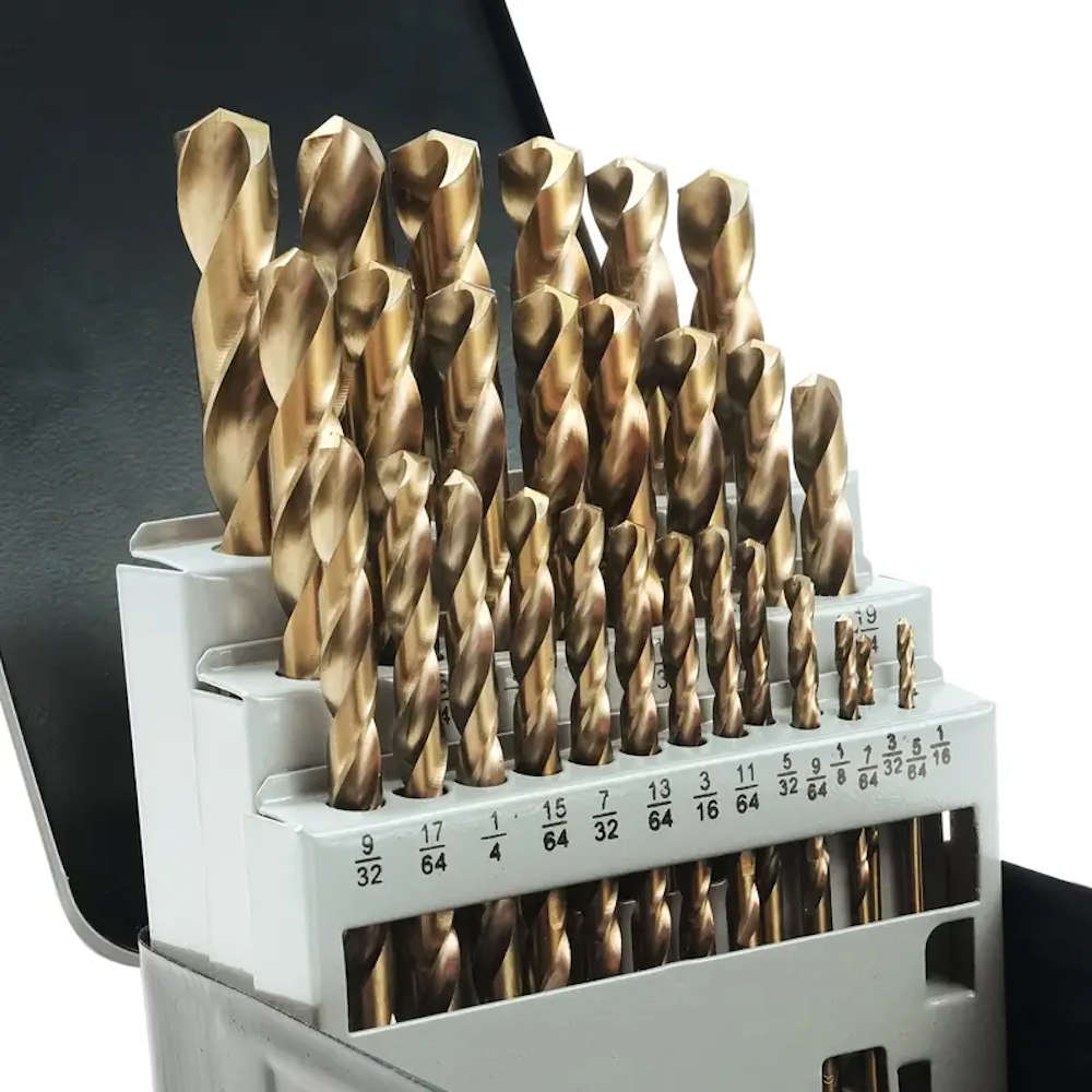 25 Piece HSS Drill Bit Set