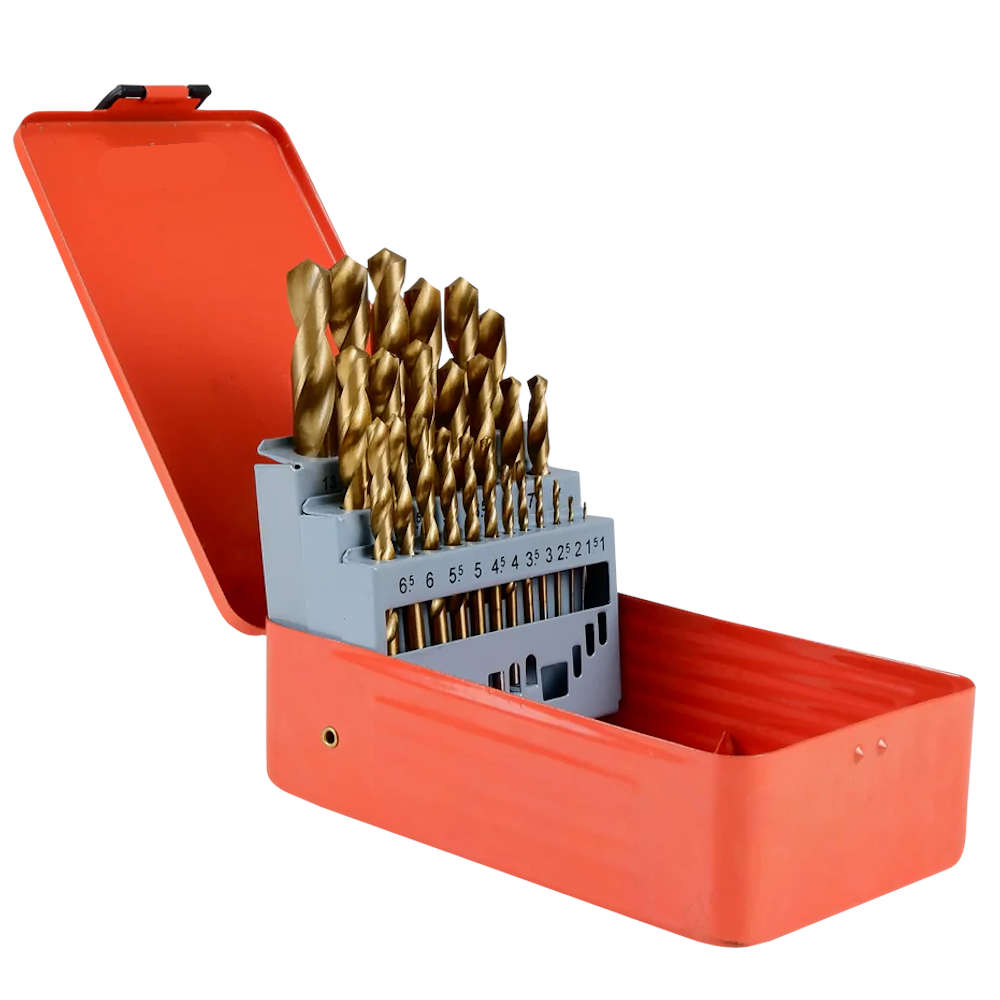 25 Piece HSS Drill Bit Set