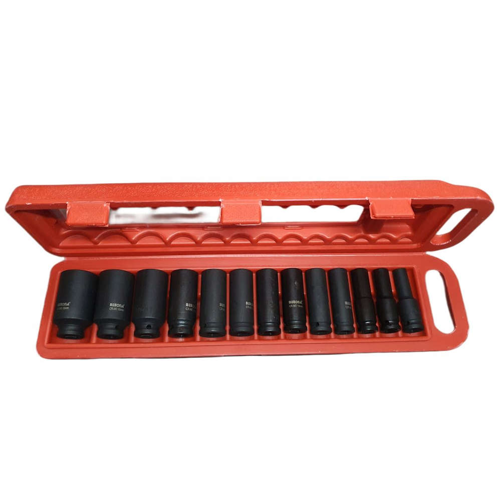 13 Piece 1/2` Deep Impact Socket Set (Up to 32mm)