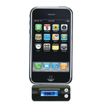 FM Transmitter and car charger for iPhone, iPod & iPad with remote!