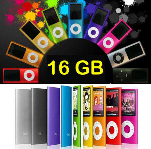 ORANGE 16GB 4th Gen Mp4 Player. 1.8" 262K Colour Screen, MP3/WMV + AVI/AMV + JPEG, Radio, eBook..