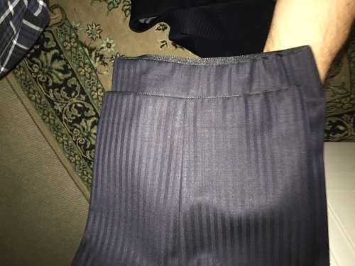 Hugo Boss Navy blue stripe suit excellent condition size 40R jacket 34 trousers Armani Prada Gucci