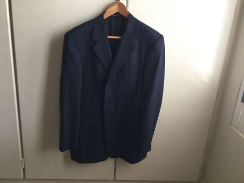 Blue 100% wool Pal Zileri blazer coat jacket large size 50 EUR Hugo boss Armani Paul smith Gucci