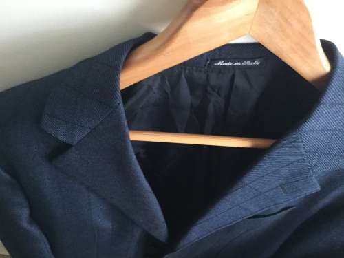 Blue 100% wool Pal Zileri blazer coat jacket large size 50 EUR Hugo boss Armani Paul smith Gucci
