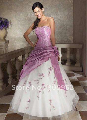 BIG SALE!!!! Light -purple wedding Dress/prom gown