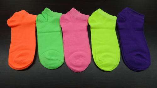 ANKLELESS SHOCKING COLOUR SOCKS