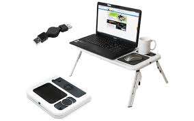 Laptop E-Table with cooling pad