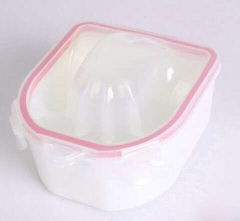 The Nail Art - Double-deck plastic Manicure Soak Bowl/nail polish remover bowl