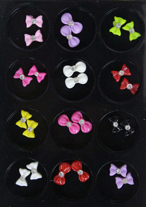 The Nail Art - 24pscs Nail Resin Art Nail Decoration