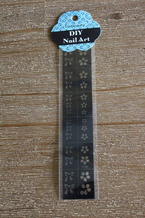 Stencil Sticker Nail Art Accessories Decoration NK07