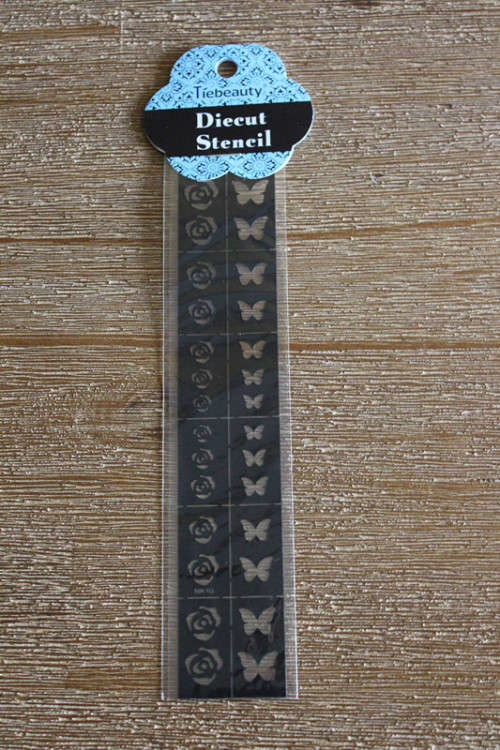 Stencil Sticker Nail Art Accessories Decoration NK10