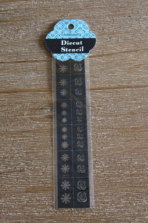 Stencil Sticker Nail Art Accessories Decoration NK11