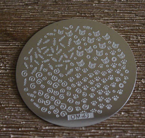 OM43 Nail Stamping Plate