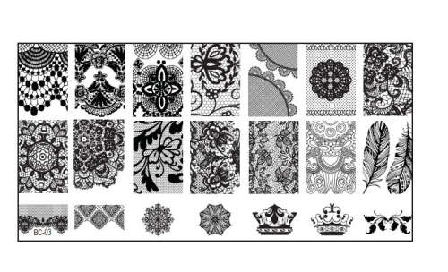 BC03 Nail Stamping Plate