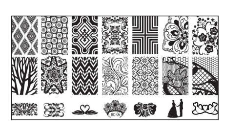 BC06 Nail Stamping Plate