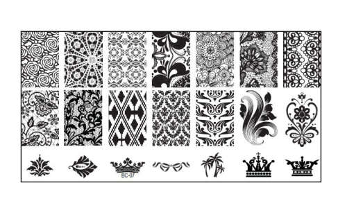 BC07 Nail Stamping Plate