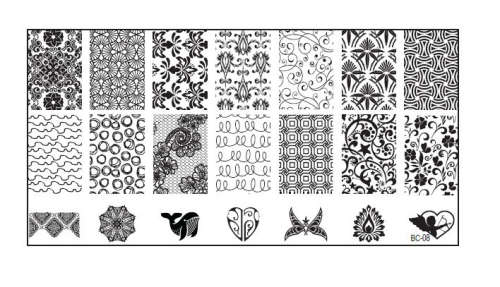 BC08 Nail Stamping Plate