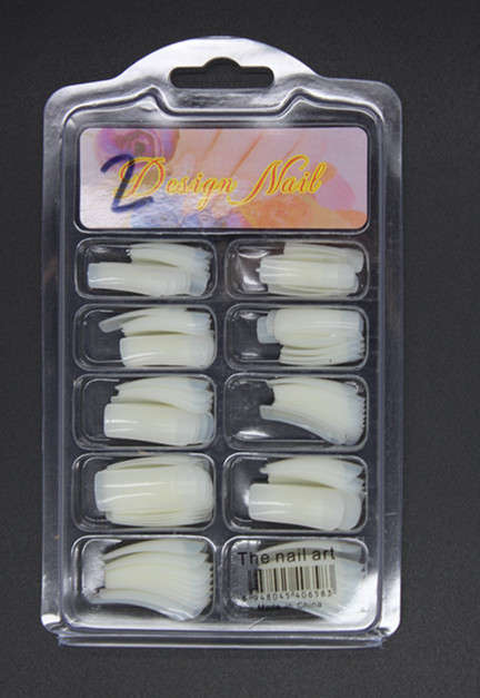 100pcs Nail Tips 2# nature