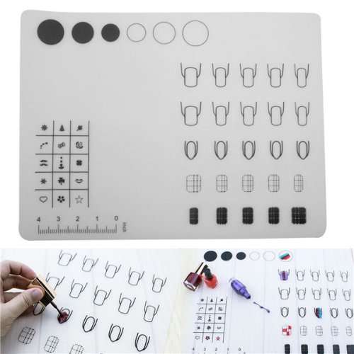The Nail Art - Silicone Nail Art Mat 1#