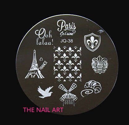 Stainless Steel Nail Stamping Plates - JQ038