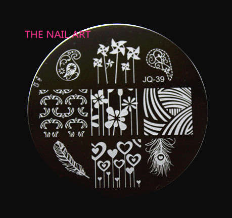 Stainless Steel Nail Stamping Plates - JQ039