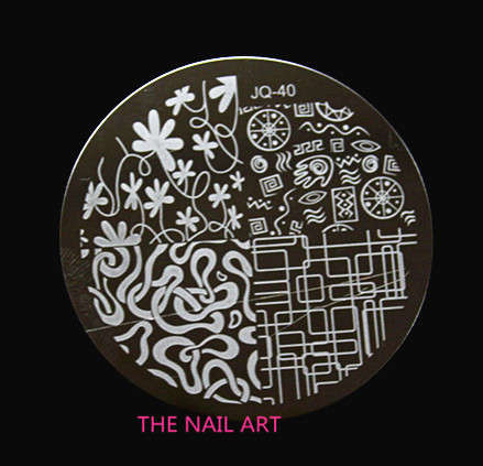 Stainless Steel Nail Stamping Plates - JQ040