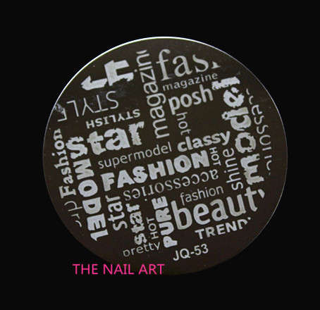 Stainless Steel Nail Stamping Plates - JQ53