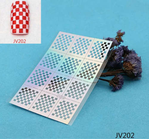 Stencil Sticker Nail Art Accessories Decoration JV202