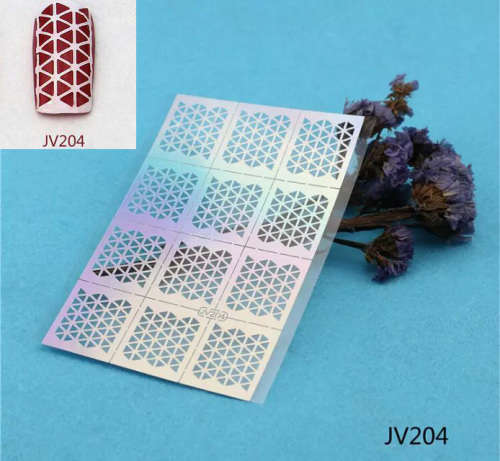 Stencil Sticker Nail Art Accessories Decoration JV204