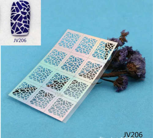 Stencil Sticker Nail Art Accessories Decoration JV206