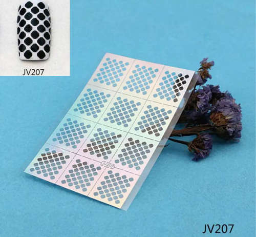 Stencil Sticker Nail Art Accessories Decoration JV207