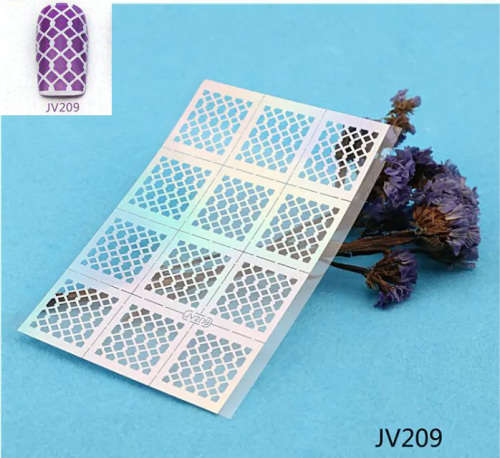Stencil Sticker Nail Art Accessories Decoration JV209