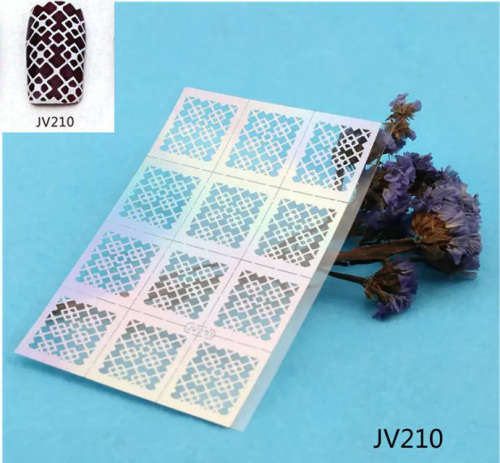Stencil Sticker Nail Art Accessories Decoration JV210