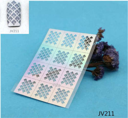 Stencil Sticker Nail Art Accessories Decoration JV211