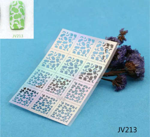 Stencil Sticker Nail Art Accessories Decoration JV213