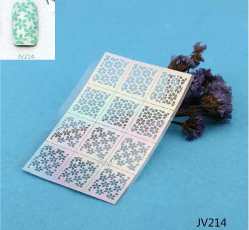 Stencil Sticker Nail Art Accessories Decoration JV214